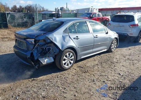 2022 Toyota Corolla Le z USA, uszkodzony, nr VIN JTDEPMAE4N3029963